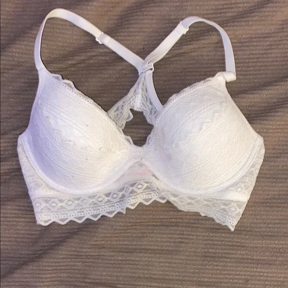 PINK Victoria's Secret White Bra Intimates & Sleepwear - Picture 1 of 3